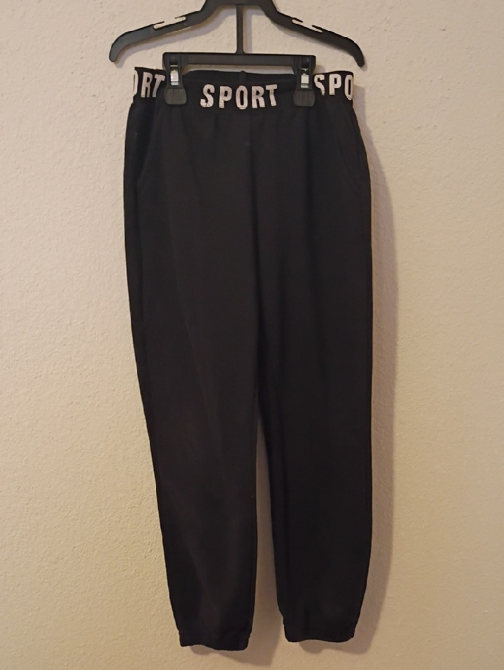 SHEIN Black Apparel Label Close-Up